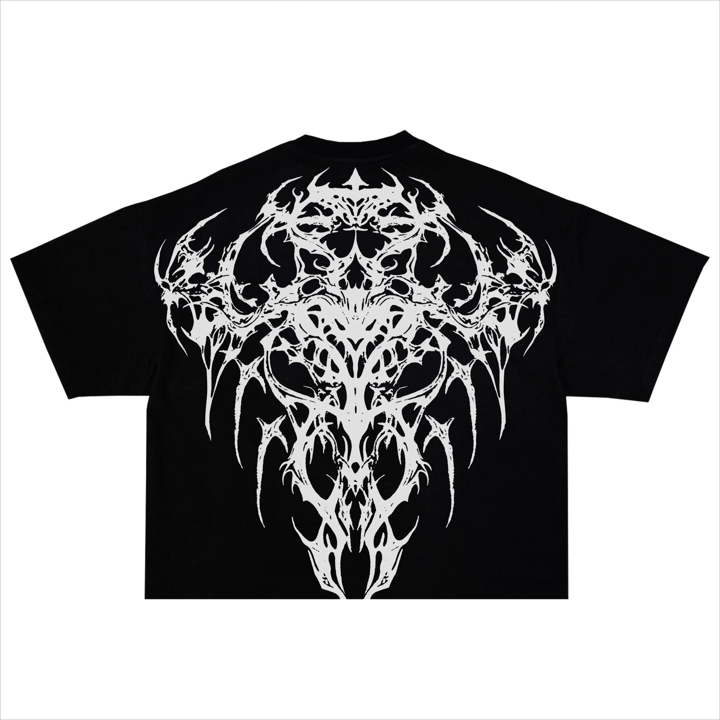 SINISTER - T-shirt Oversize Noir + Blanc