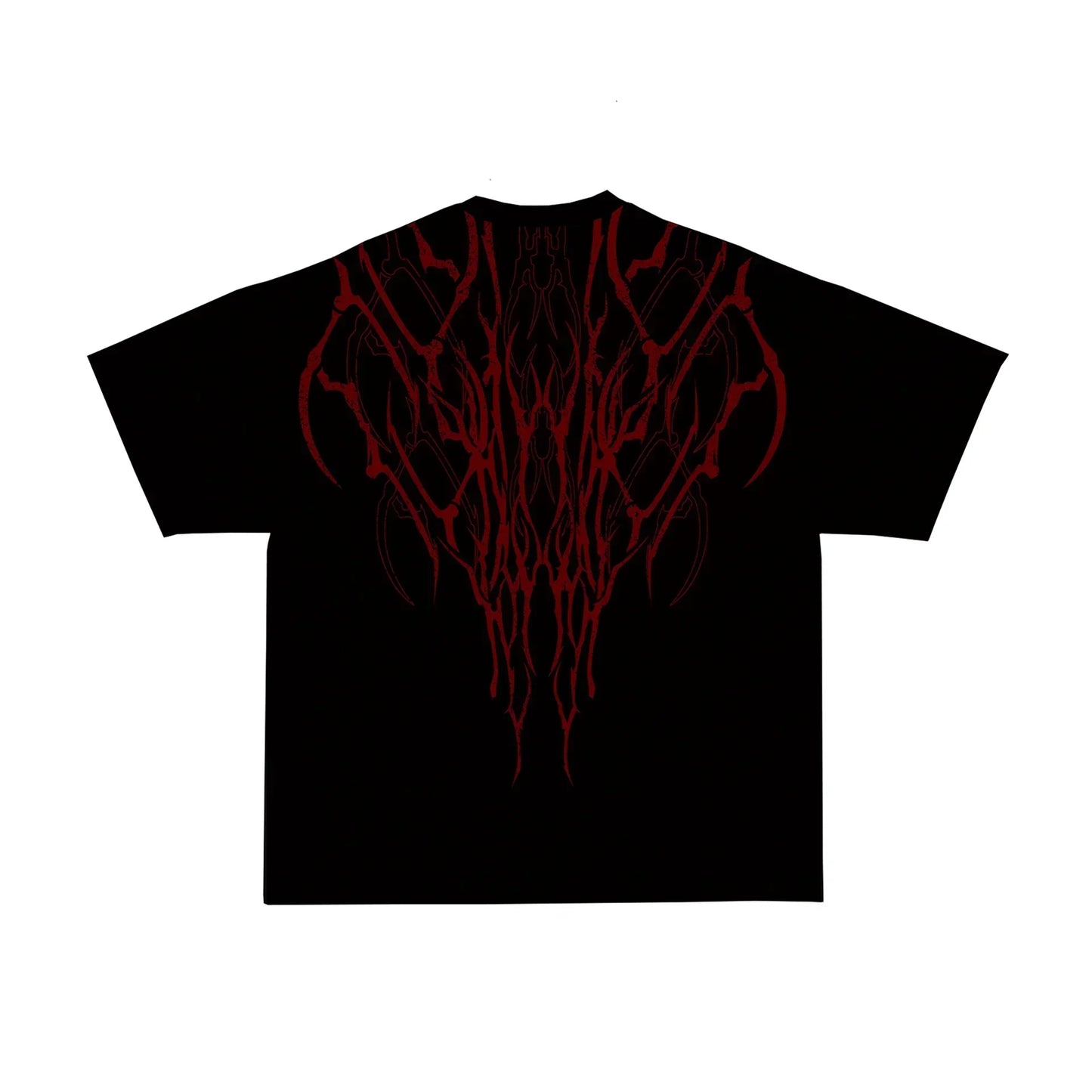 FREEZE - T-shirt Oversize Noir + Rouge