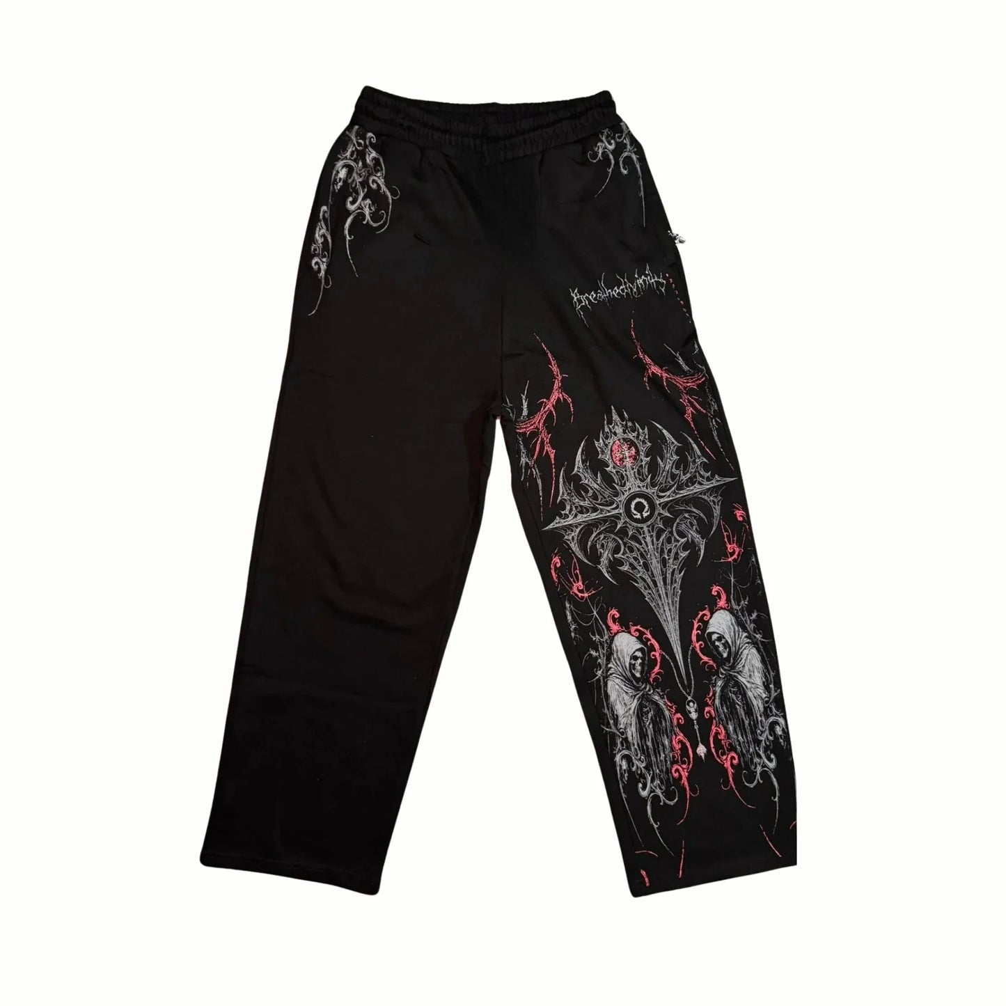 BLOODMOON - Jogging Oversize Noir + Rouge