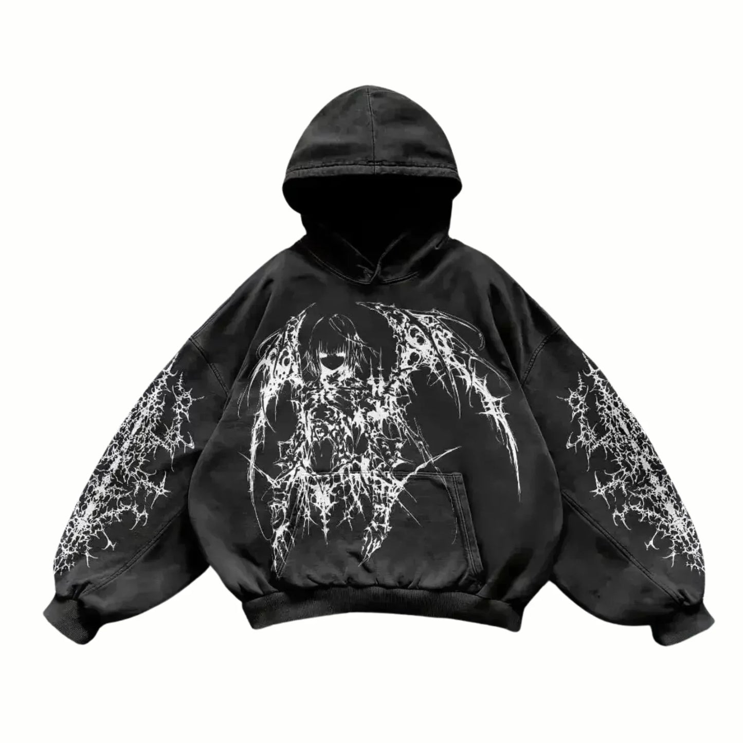 TORQ - Sweat à capuche Noir + Blanc