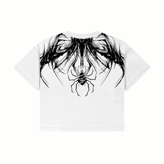 WILD - T-Shirt Oversize Blanc + Noir