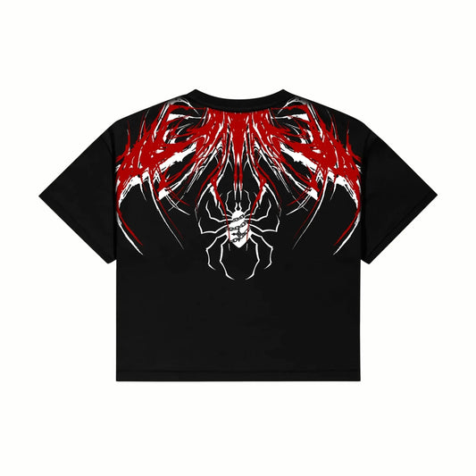 ARCTIC - T-shirt Oversize Noir + Rouge